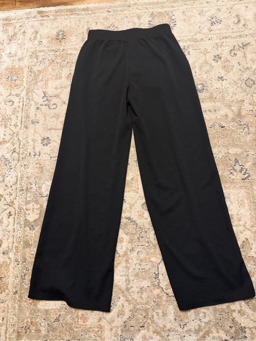 Crazy Train Black Wide-Leg Trousers - Picture 2 of 6